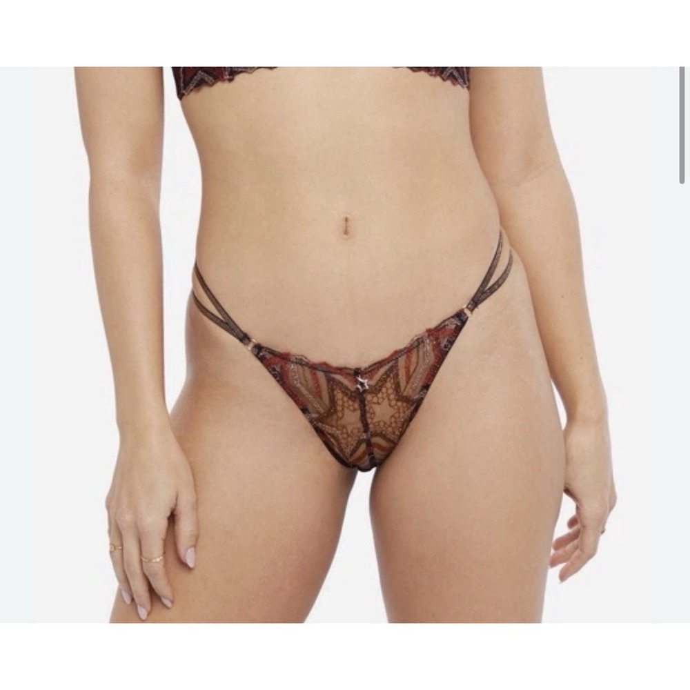 Savage X Fenty, Women's, Shining Star Lace String Bikini 1X NWT